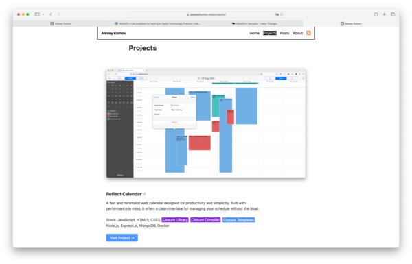 Website redesign comparison
